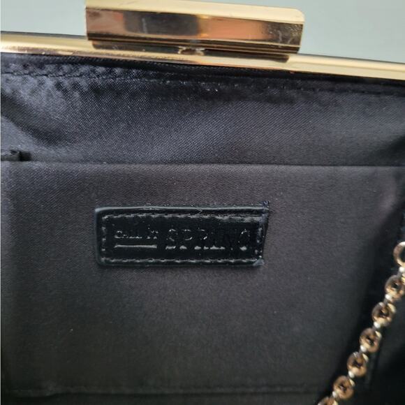 Call It Spring Studded Crossbody Clutch with Gold Hard Wear Small in Size - Picture 4 of 6